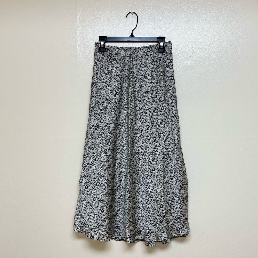 Printed Midi Skirt
